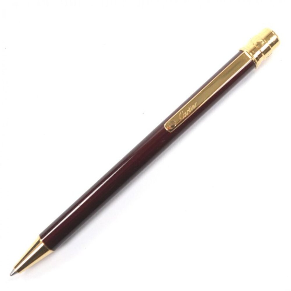 Cartier Santos de Cartier Twist Ballpoint Pen Bordeaux